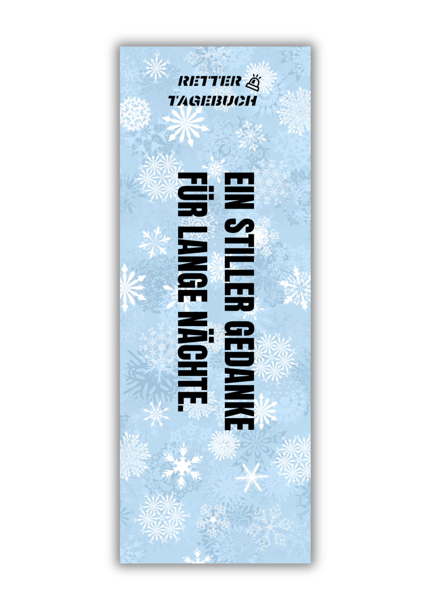 Rettertagebuch Lesezeichen (Winter Edition) Rettertagebuch