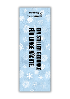 Rettertagebuch Lesezeichen (Winter Edition) Rettertagebuch
