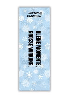 Rettertagebuch Lesezeichen (Winter Edition)