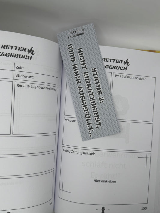 Rettertagebuch Lesezeichen Rettertagebuch